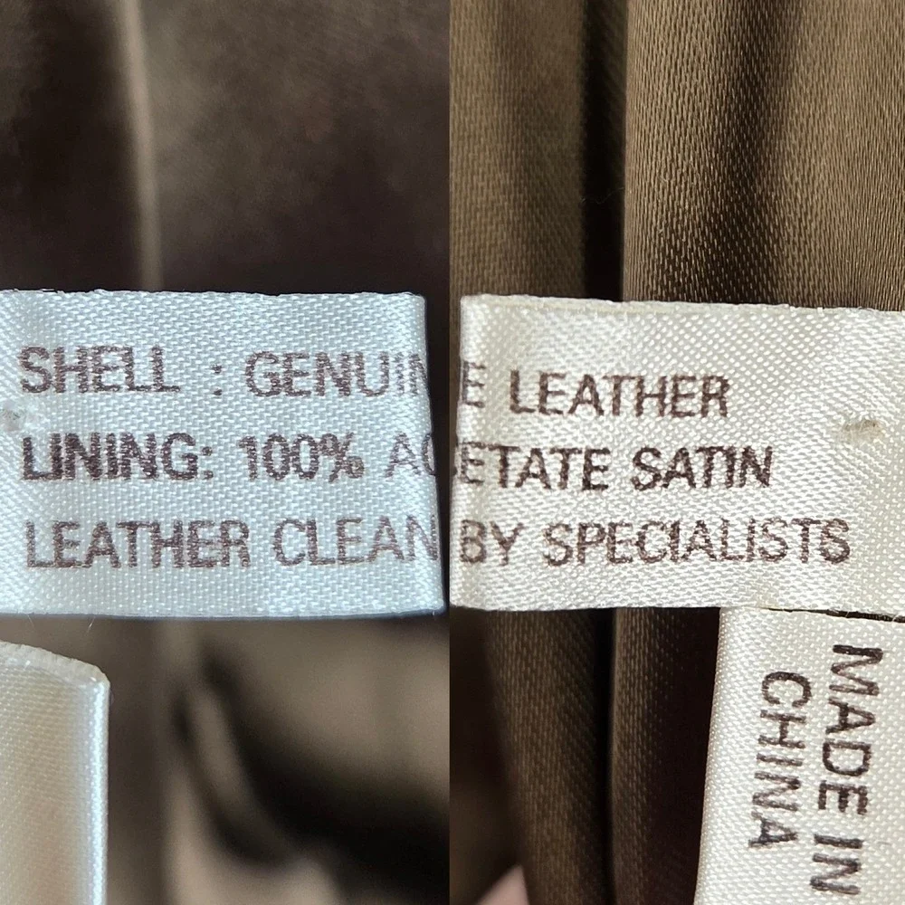 Scully‎ Genuine Leather Western Blazer Jacket Brown Mens 46L Cowboy Yoke